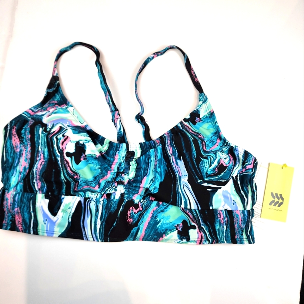 All In Motion Surf Swim Top Sz Lg